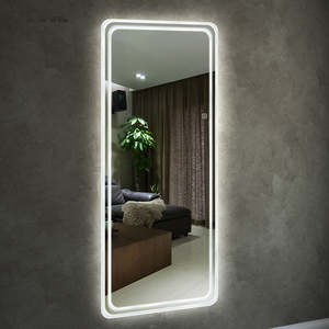 Wholesale LED Backlit Full Length <strong>Mirror</strong>, Rectangular <strong>Wall</strong> Mounted Touch Control <strong>Lighted</strong> Floor <strong>Mirror</strong> for Bedroom Dressing Room - Product Image 1