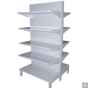 Étagères de supermarché en acier, rayonnages à poutres réglables <span class=keywords><strong>avec</strong></span> protection contre la corrosion, 4 niveaux, certifiées ISO9001, revêtement en poudre pour les magasins - Product Image 3
