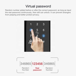 Système de <span class=keywords><strong>maison</strong></span> intelligente Sécurité Mot De Passe Clavier Numérique Intelligent Serrure De Porte D'empreinte Digitale - Product Image 3