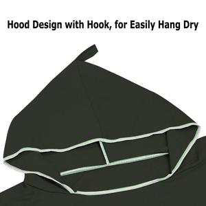 China Lieferanten Licht Gewicht Kompakte Mikrofaser Ändern Robe Surf Poncho - Product Image 2
