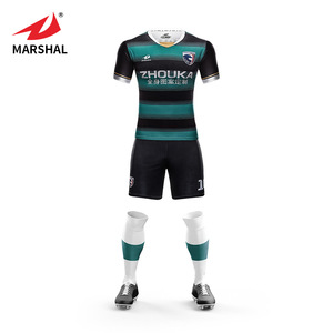 Custom your design cheap youth wholesale 100% sublimation sportswear men running soccer shirt football jerseys - Product Image 3