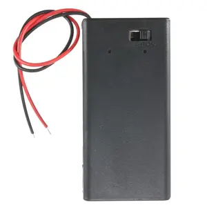 Vente directe d'usine <span class=keywords><strong>9V</strong></span> 6LR61 <span class=keywords><strong>connecteur</strong></span> de batterie avec couvercle coulissant et support de batterie en plastique 6F22 - Product Image 1