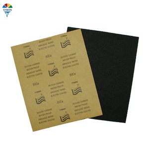 Proveedor Chino de 9*11 pulgadas abrasivo carburo silicona impermeable papel de lija para coche y Metal - Product Image 1