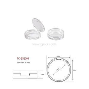 Custom <strong>Transparent</strong> Round Blush Container Packaging Empty <strong>Eyeshadow</strong> Palette <strong>case</strong> - Product Image 1