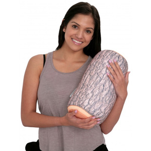 Gối Gỗ Đăng Nhập Sáng Tạo UCHOME, Gối Hình Trụ Bằng Gỗ Như Thật, Trang Trí Nhà Cửa, Xe Hơi, Gối Kết Cấu Gỗ Gốc Cây - Product Image 2