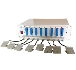 TMAX brand 8 Channel Battery Analyzer (3-3000 mA, up to 5V) w/ Adjustable Cell Holders & Software