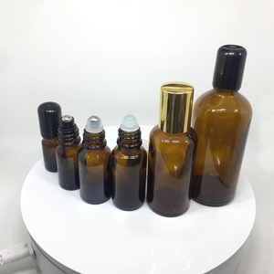 Oli essenziali Roll-on bottiglie di vetro da 5ml a 100ml ambra resistente ed elegante recipienti per uso aromaterapia - Product Image 3