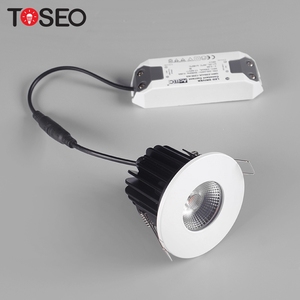 Noir Blanc Satin Nickel Chrome IP65 10 W Coupe-Feu <span class=keywords><strong>led</strong></span> toilettes salle de bains downlight - Product Image 1