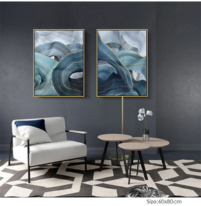 Tùy Chỉnh Khách Sạn Tác Phẩm Nghệ Thuật Nhà Sản Xuất Chuyên Nghiệp Kích Thước Lớn Đóng Khung Mô Hình Trừu Tượng Vải Sơn Dầu Số Lượng Lớn Đặt Hàng Tường Nghệ Thuật - Product Image 5