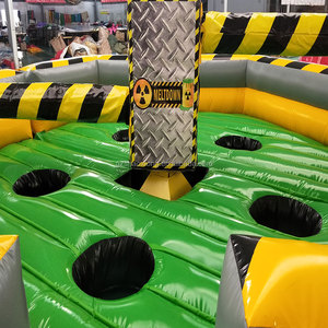 Máquina de juego inflable del curso del desafío del Wipeout del derretimiento de <span class=keywords><strong>la</strong></span> fusión del acontecimiento al aire libre de l - Product Image 6