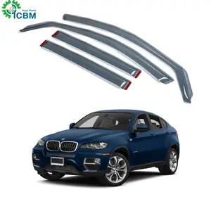 Car Deflector Auto Accessories Sun/rain Guard Car Wind Deflectors Car Vent Window Shade Visor In-channel For X6 08-14