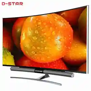 中国サプライヤー卸売 oem 60 "スマート曲面スクリーンテレビ 4 18k 3d led 50 55 60 75 24 32 40