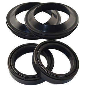 ซีลน้ำมันโช้คหน้ามอเตอร์ไซค์แบบสปริงคู่ 37*49*12 37X49 /11 มม. - Product Image 1
