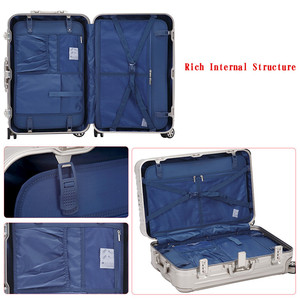Alta calidad tamaño de <span class=keywords><strong>cabina</strong></span> 4 ruedas llevar-en el caso de aleación de aluminio de equipaje bolsa de viaje <span class=keywords><strong>maleta</strong></span> de ruedas - Product Image 5
