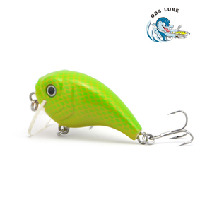 Isca de pesca dura abs madeira, isca de pesca gravada em várias cores disponíveis wobbler - Product Image 3