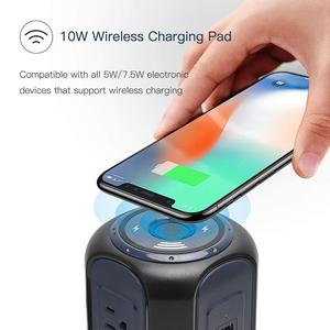 Ổ Cắm Tháp Không Dây Ổ Cắm Trạm Sạc 9 Ổ Cắm 4 Cổng <span class=keywords><strong>USB</strong></span> - Product Image 2