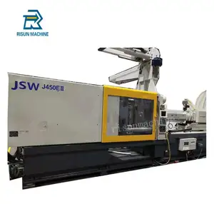 Japonya JSW 350 T 450 T 550 T kullanılan plastik enjeksiyon kalıplama makinesi ile servo motor