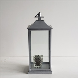 Candle Led <strong>Lantern</strong> Set of 3 <strong>Silver</strong> <strong>Lantern</strong> Power Coating Indoor Metal Floor Square Led Moroccan <strong>Lanterns</strong> - Product Image 5