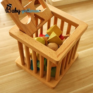 <span class=keywords><strong>Montessori</strong></span> <span class=keywords><strong>Cubo</strong></span> <span class=keywords><strong>de</strong></span> madera forma clasificador juguete para los niños Z12024F - Product Image 5