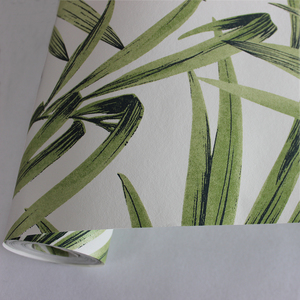 <span class=keywords><strong>Carta</strong></span> da <span class=keywords><strong>parati</strong></span> di Design Pearlized Verde Blu Giallo <span class=keywords><strong>Foglie</strong></span> su Crema - Product Image 2