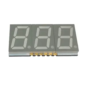 Ultra Tipis Kecil 0.39 Inci 7 Segmen Peraga Led 3 Digit Smd 0.39"