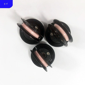 CR1001-B03 di plastica flangia rotonda puleggia a cinghia con diametro del foro di 10mm per la guida del filo su misura per il supporto OEM - Product Image 6