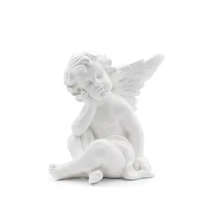 Rumah Deco Kerajinan Sayap Resin Angel Figurine