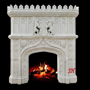 Grande pierres sèches à la main avec tête de lion, foyer Royal, g - Product Image 4