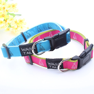 Collar de perro de nailon de diseño personalizado al mejor precio con logotipo, cintas de impresión por sublimación, decoración con etiqueta privada, venta al por mayor, 2025 - Product Image 3