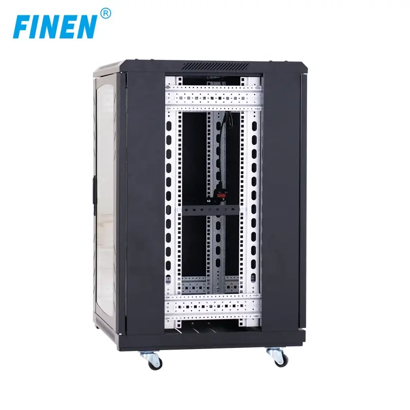 High Quality 19 inch Standard SPCC Nas Server case with meshed door for ventilation