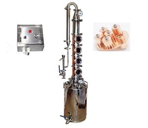 2 "3" 4 "6 En Acier inoxydable/Cuivre <span class=keywords><strong>Alcool</strong></span> Moonshine Alambic Whisky Gin Vodka Distiller/ distillation - Product Image 1