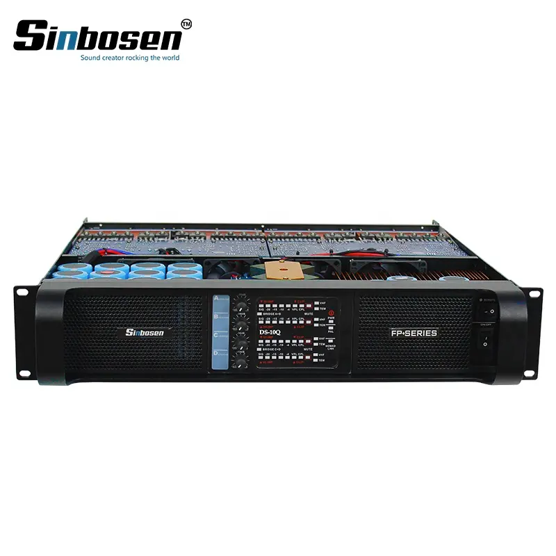 Sinbosen DS-10Q 1350 Watt 4 Channel <span class=keywords><strong>Audio</strong></span> Power PA <span class=keywords><strong>Amplifier</strong></span> untuk Pesta