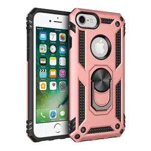 2019 Nouveauté 360 Degrés Rotation Anneau Support Armure Téléphone Couverture Arrière Pour Iphone 6/7/8