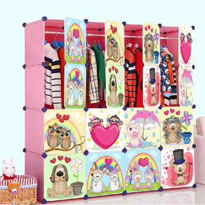 Grand espace 16 cubes accueil meubles facile à nettoyer Portable en plastique Armoire de stockage organisateur - Product Image 1