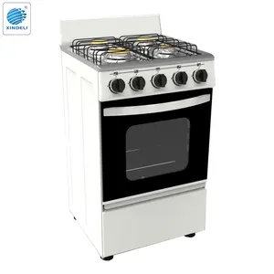 Vietnam best sale 50x50cm four gas burner national gas cooker with mini tandoor pizza oven