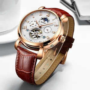 KINYUED Armbanduhren Herren Armbanduhr Armband Automatische Mechanische Uhren Männlichen Luxus