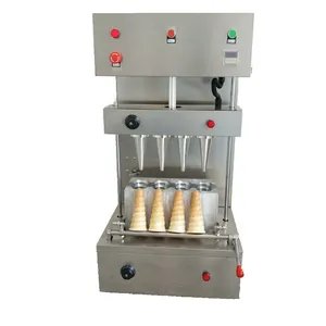 Thép Không Gỉ Điện Pizza Cone Maker Cho Nhà Hàng Dây Chuyền Sản Xuất Điện Pizza Cone Khuôn Máy