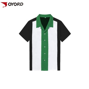 Diseño personalizado sublimado de impresión 100% tela de spandex de poliéster ajuste seco equipo de bolos venta al por mayor - Product Image 3