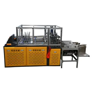 Hydraulische Station Flat type papier plaat making machine prijs india lijst papier schotel machine