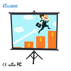 Drop Down Mini Portable Small <strong>Projector</strong> <strong>Screen</strong> Office Meeting Room Floor <strong>Stand</strong> Drop Down Tripod Projection <strong>Screen</strong> - Product Image 3