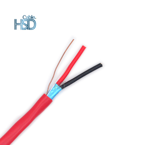 Yangın alarmı kablo, 14/16/18/4, katı, korumalı, FPLR (yükseltici), 1000ft makara OEM 1.5 ve 2.5mm 2 çekirdekli yangına dayanıklı kablo 500mtr rulo - Product Image 1