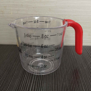 Taza medidora <span class=keywords><strong>de</strong></span> plástico para hornear, 250ml, impresión a escala personalizada para líquidos o sólidos - Product Image 4