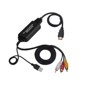 RCA vers HDMI Converter Câble AV 3RCA CVBS Composite Audio Vidéo à HDMI PC Portable Xbox PS3 PS4 TV STB <span class=keywords><strong>VHS</strong></span> MAGNÉTOSCOPE Caméra - Product Image 2
