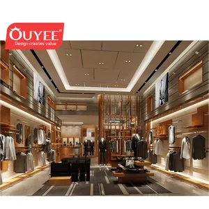 Fashion New Arrival Clothing Store Interior Design Men Clothing Store Design