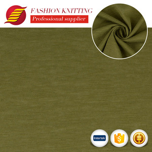 <span class=keywords><strong>Verde</strong></span> del ejército 100% de punto de poliéster <span class=keywords><strong>gata</strong></span> tejer tejido jersey sencillo - Product Image 3
