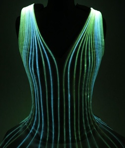 <span class=keywords><strong>Robe</strong></span> de <span class=keywords><strong>Cocktail</strong></span> en Fiber optique, tenue de <span class=keywords><strong>Cocktail</strong></span>, à la mode, RGB - Product Image 1