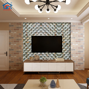 Forte colla carta da parati della decorazione della casa 3d autoadesivo della <span class=keywords><strong>parete</strong></span> di stile di <span class=keywords><strong>pietra</strong></span> mattoni - Product Image 6