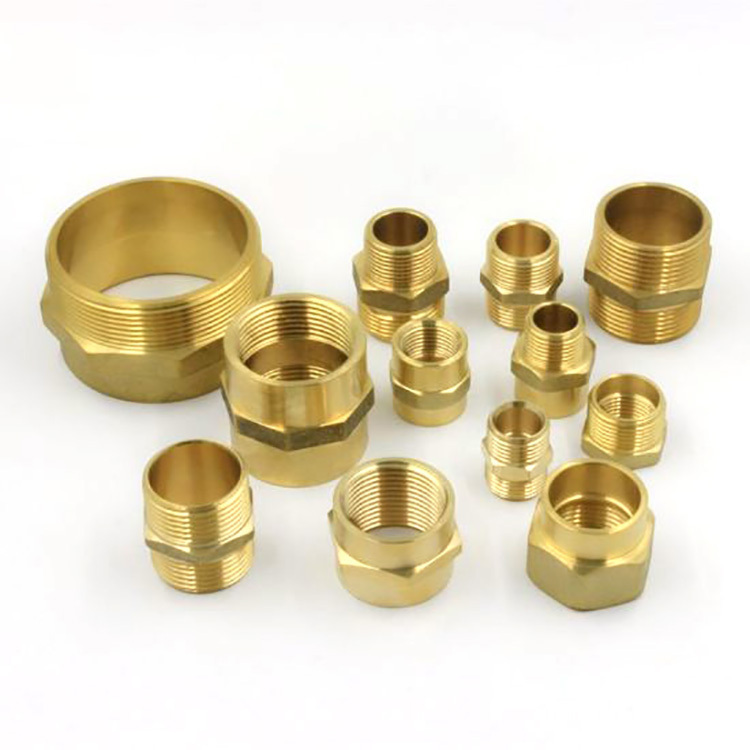 DZR Plomberie Raccord Fileté En Laiton de Pompe Hexagonal Mâle Raccords De Tuyauterie