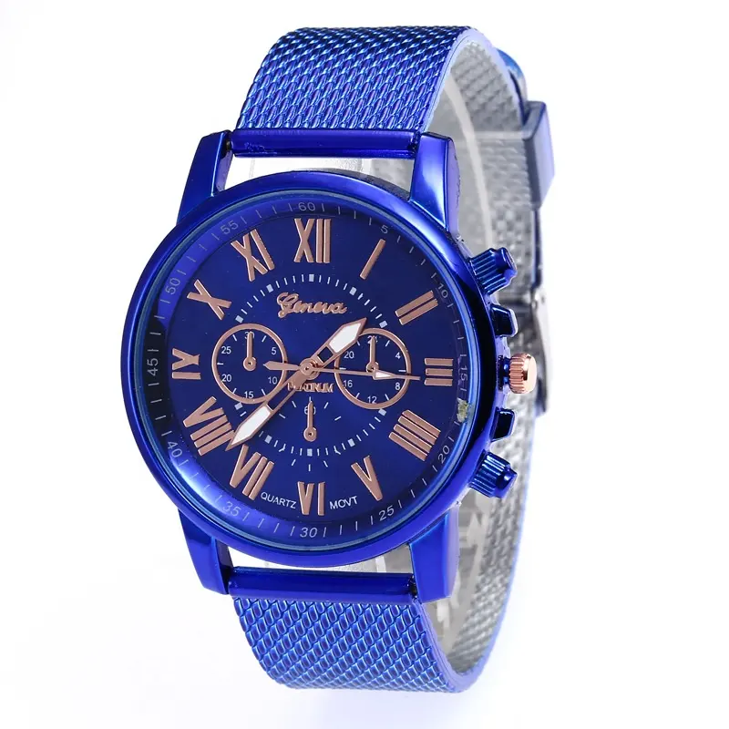 Luxury SW041 Brand Women Watch Silicone Quartz Vogue Geneva Watch For Men Casual Sport Cheap