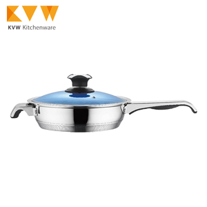 Set de Cuisine De haute Qualité Pot avec Bleu Couvercle En Verre En Acier Inoxydable - Product Image 2